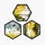 Wallity Uramljena slika 6GEN5531331, 35x35 cm, 3 dela