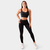 GymBeam Ženske helanke Mesh Panel Black