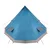 Tipi šator s krovom s pohranom Plava 560 x 560 x 300 cm taft
