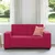vidaXL Dvosed vinsko rdeč 160x78x84 cm žamet