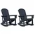Adirondack ljuljačke 2 pcs Mornarsko plava HDPE