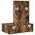 Vidaxl Toaletna mizica Rjava 60 x 40 x 70 cm Konstruiran les