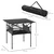 Homestar Kamp laua 70x70x69 cm Must