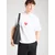 HUGO Majica Dalentin 50553429 Bela Relaxed Fit