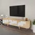 Hanah Home TV Komoda 3D, 160x45x35 cm, Hrast-Bela