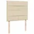 Vidaxl Box spring postelja z vzmetnico krem 120x200 cm blago