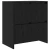 Kreveta Crni hrast 70 x 41 x 75 cm Konstruirano drvo