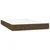 shumee Box spring postelja z vzmetnico temno rjav 120x200 cm blago