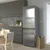 ALINGSAS Frižider/zamrzivač, IKEA 500 samostojeće/nerđajući čelik, 210/106 l