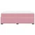 Vidaxl Box spring postelja z vzmetnico roza 140x200 cm žamet