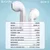 Bavin Wireless TWS slušalice + kabl type-C pink