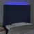 Vidaxl vidaXL Vzglavje postelje z LED modro 83x16x118/128 cm blago