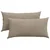 Jastučići za sofu 2 pcs Sivo-smeđa 80 x 40 cm tkanina