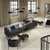 LILLEHEM Modul. sofa 4-sed s pom. stočićem, Gunnared tamnosiva/drvo