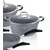 shumee KOMPLET POSODE IZ GRANITA BERLINGER HAUS BH-6196 STONE TOUCH