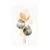 Plakat abstraktni listi No2 - 40x60 silver