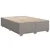Vidaxl Box spring postelja z vzmetnico taupe 140x190 cm blago