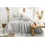 Lessentiel Maison Set Prekrivač i jastučnice Julia, 240x260 cm, Svetlosivi