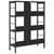 Polica Crni hrast 82 x 32 x 112 cm Konstruirano drvo