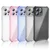 Maska Carbon shield iPhone 14 Pro pink.