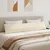 Jastučići za sofu 2 pcs Bež 200 x 40 cm tkanina