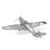 Metal Earth 3D kovinski model Messerschmitt BF-109