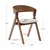 Rjav jedilni stol Godia – Kave Home