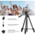 K&F 59.4/1.5 m Aluminum Travel Tripod with Bluetooth