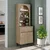 Hanah Home Ledli ormarić za kafe kutak 60 × 179 × 41,8 cm, atlantski bor