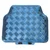 SUMEX Univerzalne gumene patosnice alu look 4kom plave