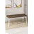 Hanah Home klupa Pera Bench, 105 cm, braon / bela
