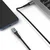 USB data kabal Superior SU-K101 pleteni 27W 3A Type C na Lightning 1m crni