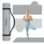 REBEL ACTIVE Strunjača prostirka za jogu, pilates i fitnes 183x61 cm debljina 1 cm TPE siva RBA-3158-2GY