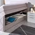Xora POSTELJA BOXSPRING 200 cm x 200 cm , tekstil siva