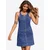 Imily Bela Obleka moder denim