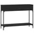 Konzolni stol crni 100 x 30,5 x 75 cm od konstruiranog drva