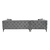 Atelier del Sofa Ugaona garnitura Como Eco, 270 cm, Antracit