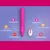 SuperLove Thrusting & Vibrating Strapless Strap-On with Remote Pink