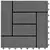Pločice za decking 11 pcs Siva 30 x 30 cm Drvoplastična smjesa