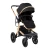 KikkaBoo Kolica Irene premium 3in1 set sa I-SIZE autosedištem i tvrdom korpom Black (KKB11251)