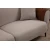 Atelier del Sofa Trosed na razvlačenje Aren 85x85x215cm Bež-Cimet