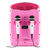 AUNA KARA PROJECTURA, rožnata barva, karaoke sistem z projektorjem, LED-lightshow (MG3-KaraProjecturaPK)