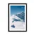 Plakat s paspartujem zasneženo pogorje - 20x30 white