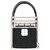 Krevet na kat sa zavjesama bijelo-crni 90 x 200 cm od borovine