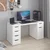 Hanah Home radni sto Alen 150cm 5 Drawer Cabinet, 150 cm, beli