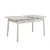 Hanah Home Set Trpezarijski sto i 4 trpezarijske stolice Santiago White Anthracite V2, Crni