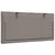 Vidaxl Blazina za vzglavje Hanko taupe 100 cm blago