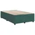Vidaxl Box spring postelja z vzmetnico temno zelena 120x200 cm žamet