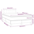 vidaXL Box spring postelja z vzmetnico LED tem. rjava 120x200 cm blago