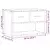 TV ormarić crni 60x31x39,5 cm konstruirano drvo i metal